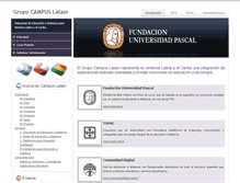 Tablet Screenshot of campuslatam.com